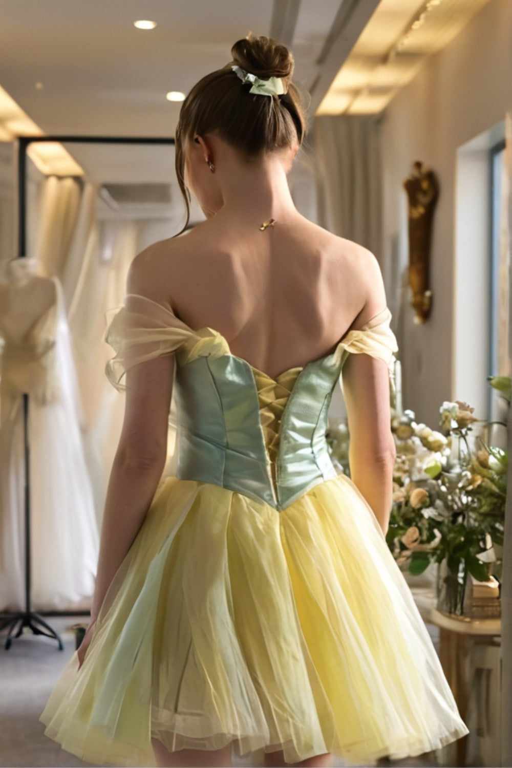 A line Princess Sweetheart Homecoming Dress